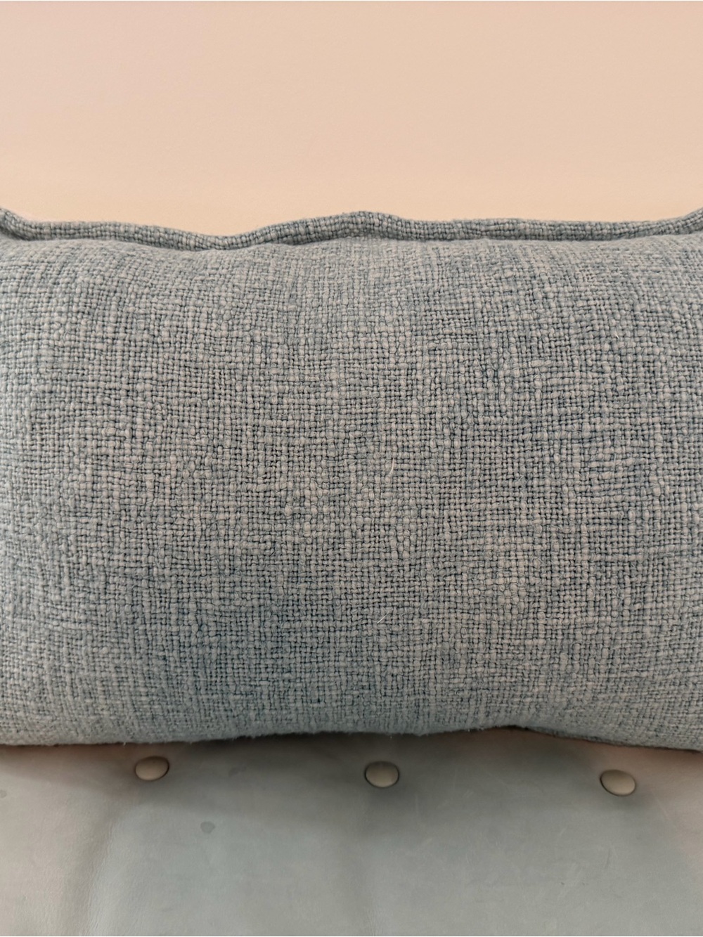 Pom Pom at Home Humboldt Pillow in Sky, 14” × 24” *NEW ( discontinued online)